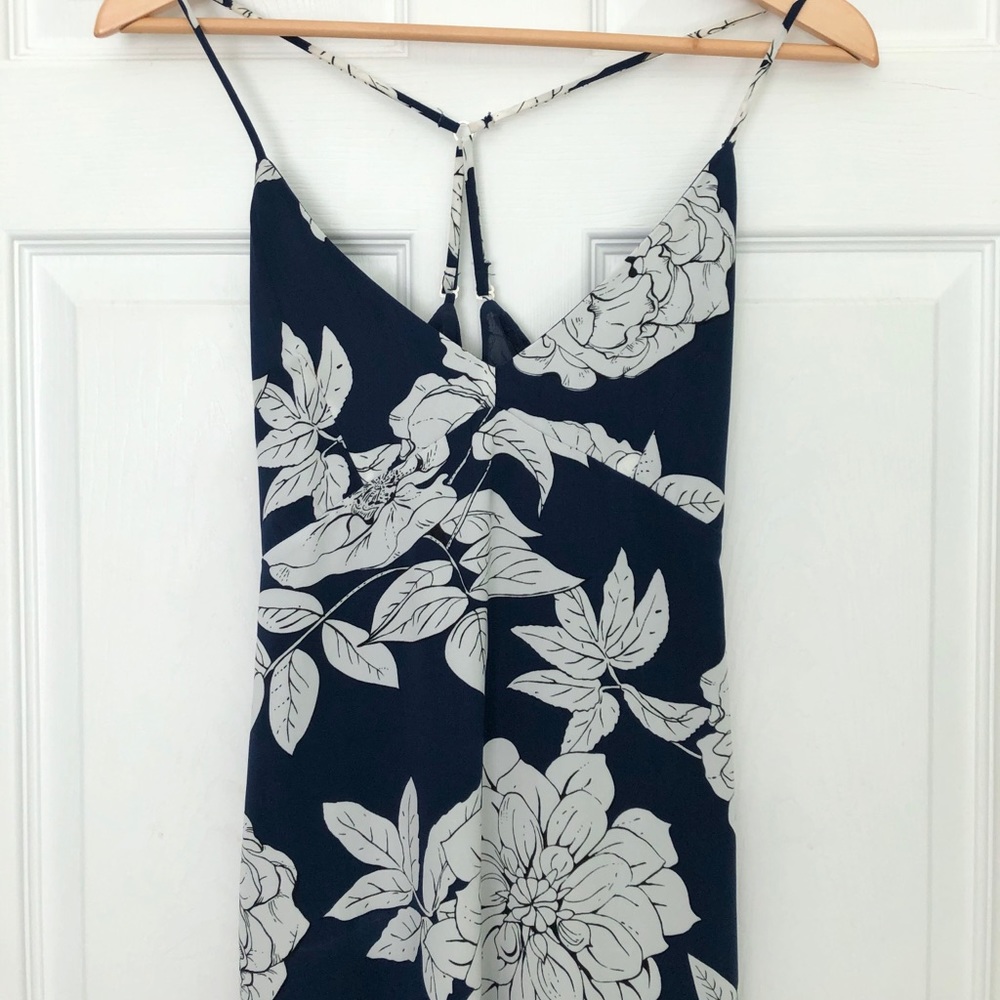 Floral Backless Maxi Dress
